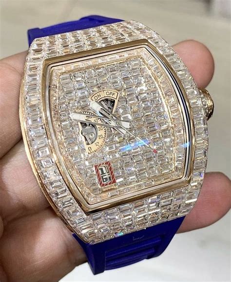 richard mille iced out baguette|Richard Mille .